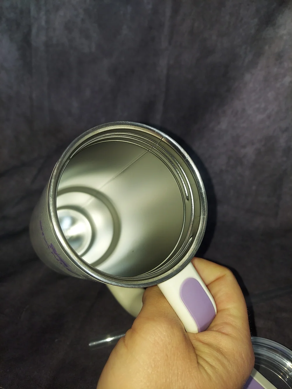 Stanley 30 oz H2.O FlowState Quencher Tumbler Cream Purple Green Speckle - Picture 5 of 7